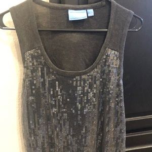 Sequined tank